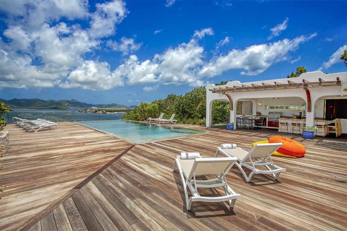 A louer villa 3 chambres Simpson Bay Saint Martin_ Piscine - 7